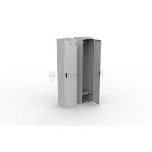 Steel Locker C/W 1 Cloth Hanging Bar & 1 Fixed Shelve 1 Compartment SOU M114D