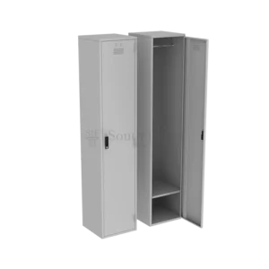 Steel Locker C/W 1 Cloth Hanging Bar & 1 Fixed Shelve 1 Compartment SOU M114D