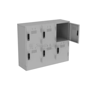 Half Height Steel Locker 6 Compartments SOU M127