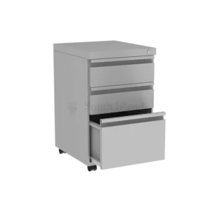 Steel Mobile Pedestal with Ball Bearing Slide 2 Drawer + 1 File SOU M180