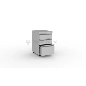 Steel Mobile Pedestal with Ball Bearing Slide 2 Drawer + 1 File SOU M180