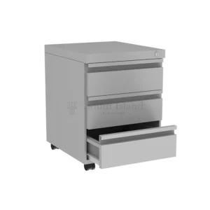 Steel Mobile Pedestal with Ball Bearing Slide 3 Drawer SOU M181