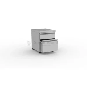 Steel Mobile Pedestal with Ball Bearing Slide 1 Drawer + 1 File SOU M182