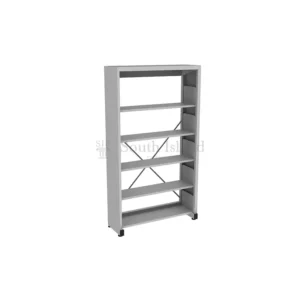 Steel Library Rack Single Sided (Side Panel) 5 Level SOU M315