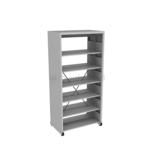 Steel Library Shelve Rack Double Sided (Side Panel) 6 Level SOU M326