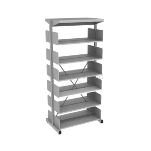 Steel Library Rack Double Sided (Without Side Panel) 6 Level SOU M326W