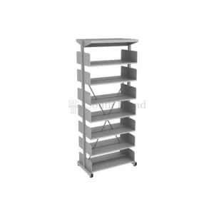 Steel Library Rack Double Sided (Without Side Panel) 7 Level SOU M327W