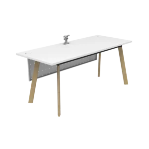 Executive AL Series Rectangular Table C/W AL Metal Leg