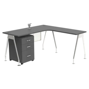 Executive Series L-Shape Table C/W Inula A Leg