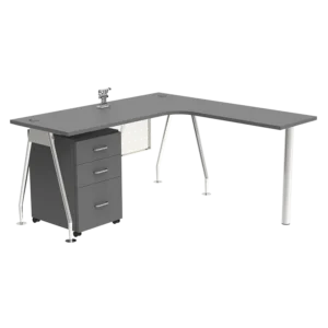 Executive Series L-Shape Table C/W Inula A Hollow Leg