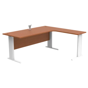 Executive J Series L-Shape Table C/W J Metal Leg