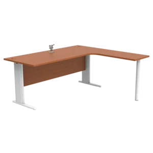 Executive J Series L-Shape Table C/W Pole Leg