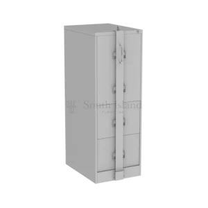 Filing Cabinet 4 Drawer with Recessed Handles, Locking Bar & Ball-Bearing Slide SOU M106 ABLB