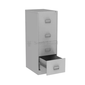 Filing Cabinet 4 Drawer with Recessed Handles, Locking Bar & Ball-Bearing Slide SOU M106 AB