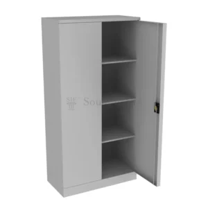 Full Height Cupboard with Steel Swinging Door CW 3 Adjustable Shelves SOU M118