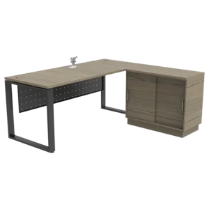 Executive SQ Series Rectangular Table C/W Sliding Side Cabinet